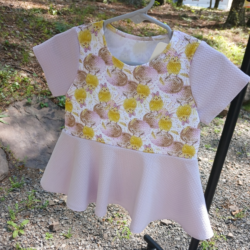Easter Chick Peplum